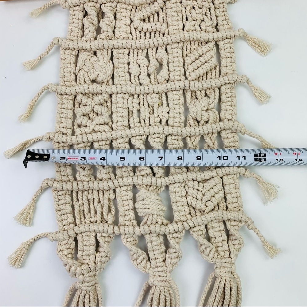 Macrame Wall Hanging Tapestry - Picture 7 of 7